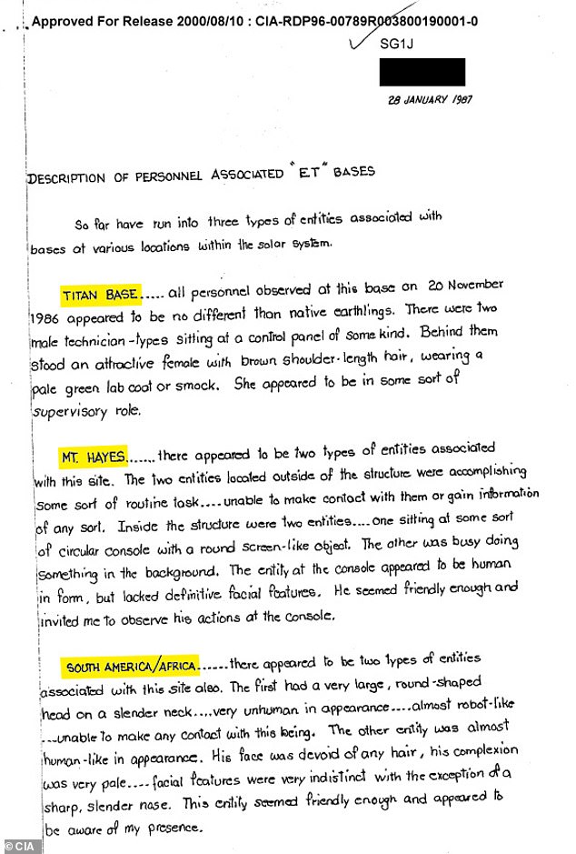 Classified CIA Files Expose Three Alien Bases: Two Hidden on Earth