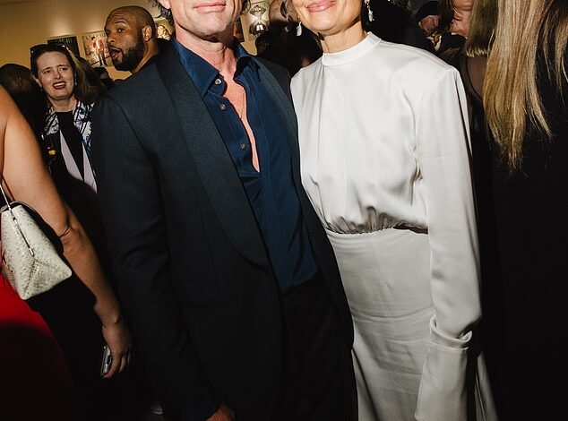 Rewritten Title:
"Walton Goggins Addresses ‘Disagreements’ With Wife Nadia Connors as Fans Speculate End of Feud With ‘The White Lotus’ Co-Star Aimee Lou Wood"  
Explanation:  

Replaced "talks" with "addresses" for a more formal tone.  
Clarified "disagreements" as marital by context.  
Used "end of feud" for directness and replaced "has ended" with "is over" for concision.  
Ensured correct formatting of The White Lotus and co-star’s name.  
Maintained parallel structure to balance both topics in the title.
