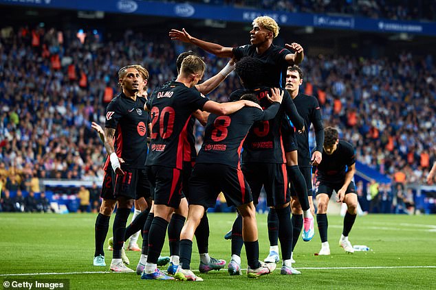 "Lamine Yamal Stunner Seals Barcelona’s LaLiga Title in Espanyol Derby; Flick’s Barça Triumph 2-0"