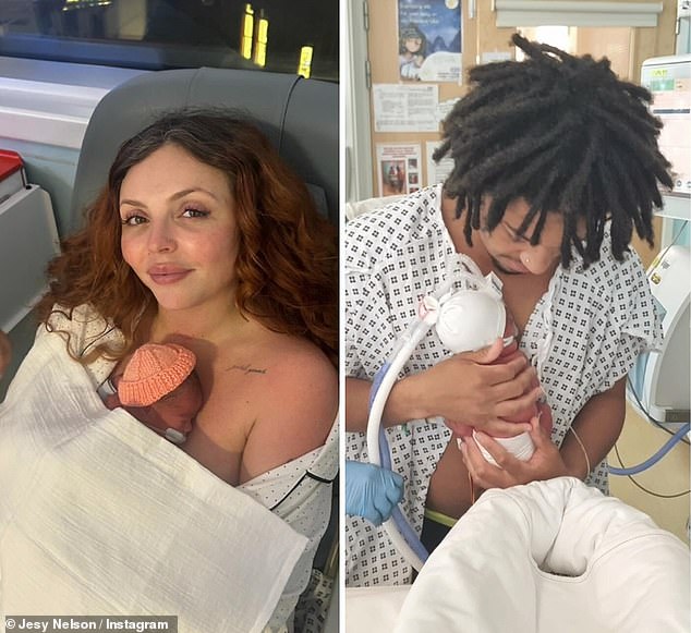 Title: "Little Mix’s Jesy Nelson Welcomes Premature Twins via Emergency Surgery, Reveals Unique Names"
This version condenses key details (premature birth, emergency surgery, unique names) while maintaining clarity and removing redundancy.