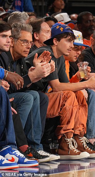 Timothee Chalamet Nervously Watches Crucial Knicks-Pacers Game as Kylie Jenner Skips Again