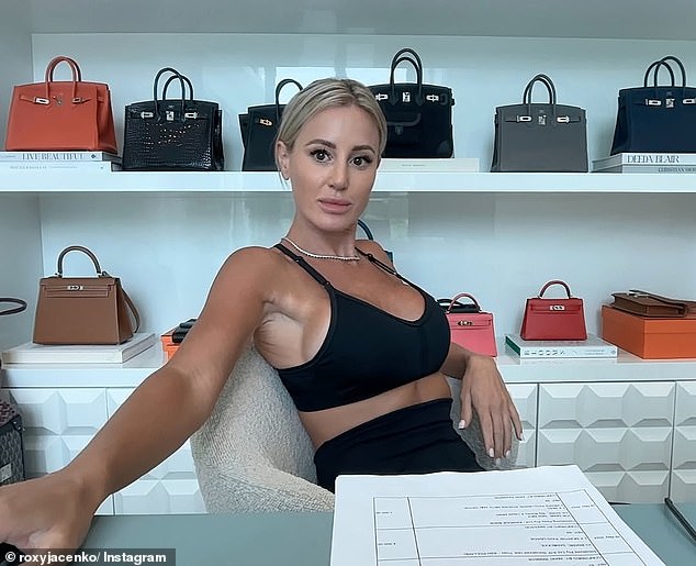 Title: "Roxy Jacenko Reveals Reason Behind Oliver Curtis’ Disappearance, Plans for Daughter Pixie, and Business Event Near-Death Ordeal"
Key Adjustments:
Streamlined phrasing while retaining core details.
Replaced "huge plans" with "plans" for concision.
Simplified "terrifying near-death experience" to "near-death ordeal" for brevity.
Maintained clarity and headline structure.