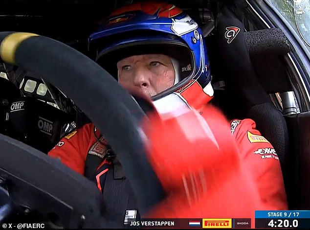 Max Verstappen’s Father Flips Car in Rally Crash; Health Update Follows Excessive Speed