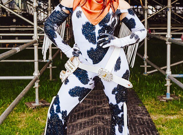 Jade Thirlwall Leads Protest Against JK Rowling at Mighty Hoopla Festival in Support of Trans Rights  
This version maintains clarity, neutrality, and conciseness while capturing the key elements: the action, event, context, and cause.