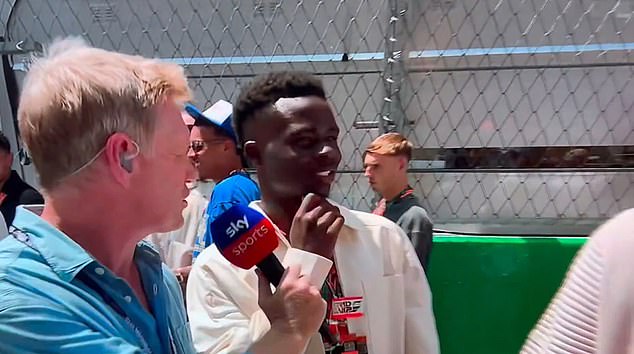 Bukayo Saka Sparks Backlash Over ‘Arrogant’ F1 Barcelona Grid Walk Etiquette Breach