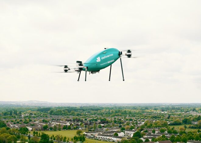 Deliveroo Takes Fast Food Sky-High with Three-Minute Drone Deliveries