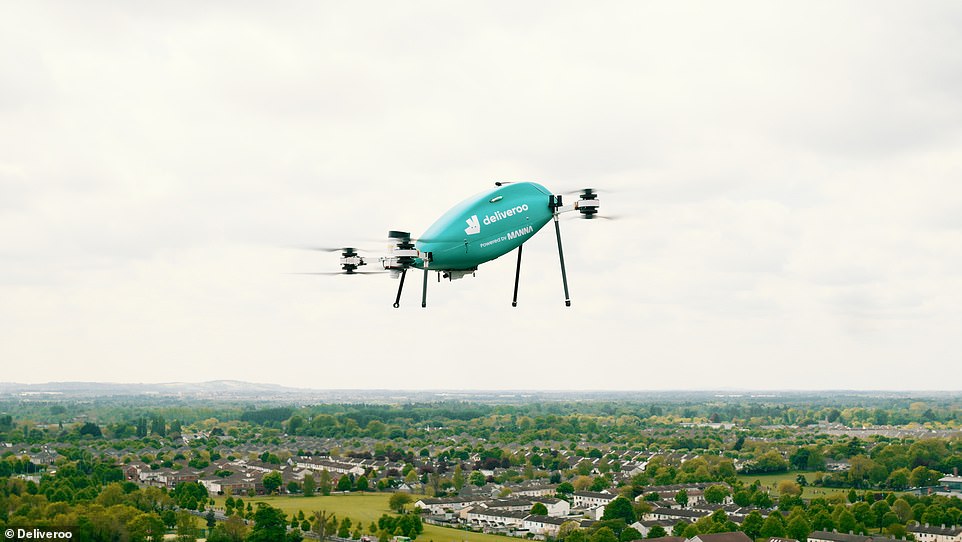 Deliveroo Takes Fast Food Sky-High with Three-Minute Drone Deliveries
