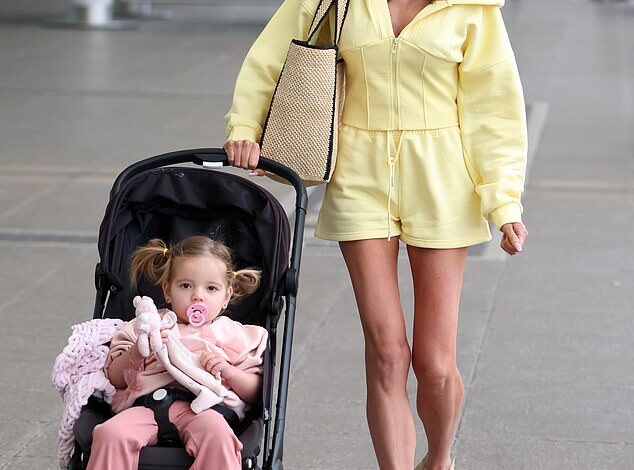 Amy Childs Travels to Airport in Yellow Outfit with Family and Co-Stars for TOWIE Filming After Discussing Weight Loss
