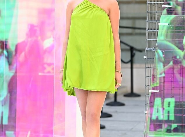 "Lady Amelia Windsor Turns Heads in Neon Green Mini Dress at Star-Studded Royal Academy of Arts Summer Exhibition Party with Mia Regan and Clara Amfo"