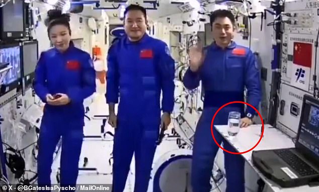Glass of Water on China’s Tiangong Space Station Ignites Online Gravity Conspiracy Theories