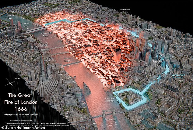 Apocalyptic Great Fire Today: Map Reveals Walkie-Talkie, Bank Station, The Ned Destroyed