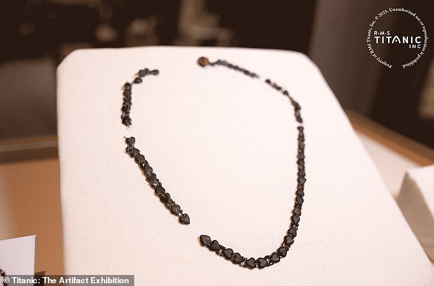 Titanic Shipwreck Yields Century-Old Black Glass Necklace Lost for Decades in Ocean Depths