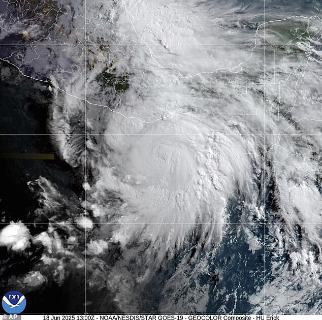 Hurricane Erick Hits as Category 3 Storm, Threatening 2 Million with Catastrophic Damage