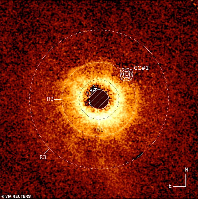 Webb Telescope Reveals First Direct Image of Glowing Saturn-Sized Exoplanet