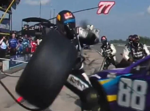 NASCAR Pit Stop Chaos: Mechanic Struck by High-Speed Flying Tire
