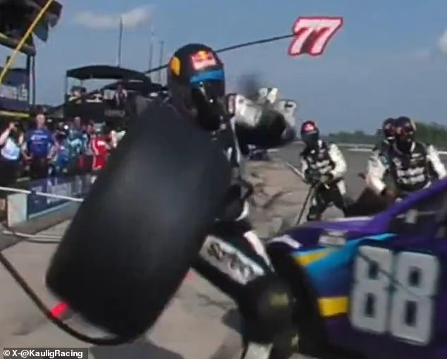 NASCAR Pit Stop Chaos: Mechanic Struck by High-Speed Flying Tire