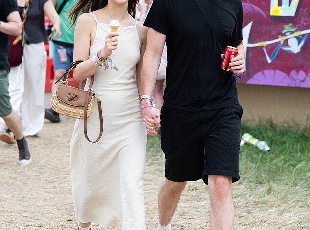 Daisy Edgar-Jones and Ben Seed Display Affection at Glastonbury Festival