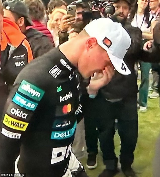 Lando Norris Injured in British GP Celebration Mishap, Faces Fine Over New Rule Breach