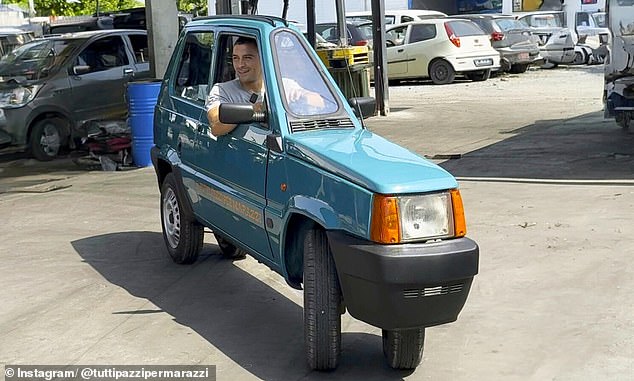 World’s Narrowest Car: The 20-Inch-Wide Fiat Panda Is Fully Functional — But Can You Squeeze In?