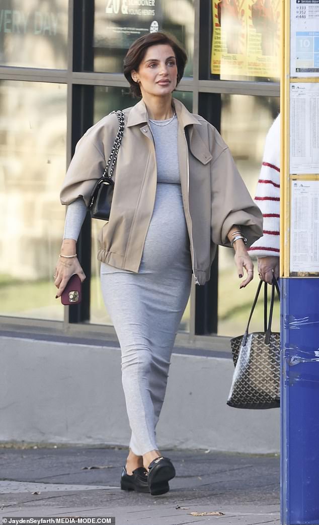 "MAFS Star Domenica Calarco Flaunts Baby Bump in Skin-Tight Dress Following Pregnancy Health Scare"