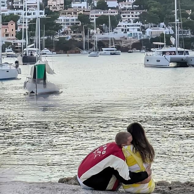Title: Justin Bieber Clings to Wife Hailey on Beach Following Fan Concern Over Son Jack’s Studio Visit