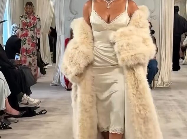 Kim Kardashian Wears Elizabeth Taylor’s £270K Diamond Earrings on Runway Amid ‘Obsessed with the Dead’ Claims