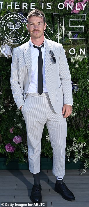 Will Poulter Sports Wonky Trousers and Odd Socks Alongside Benedict Cumberbatch, Rami Malek, and Cap-Free Leonardo DiCaprio at Wimbledon Day 12
