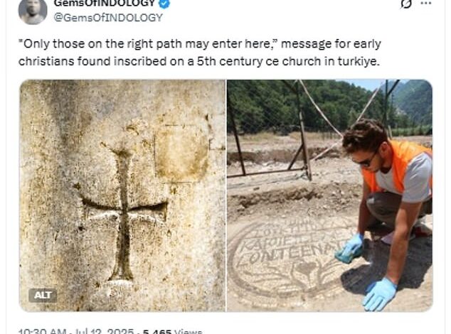 Ancient Christian Church Entrance Unveils Ominous Chilling Warning to All Who Enter