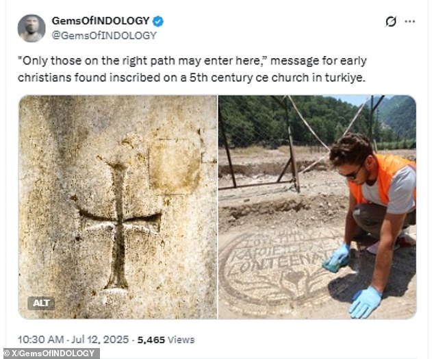 Ancient Christian Church Entrance Unveils Ominous Chilling Warning to All Who Enter