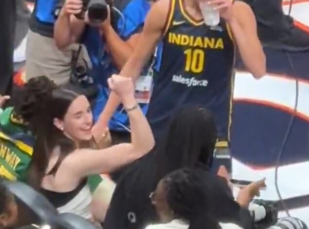 Caitlin Clark Passes Lexie Hull Drink at WNBA 3-Point Contest Post-Teammate’s Wild Night Intervention