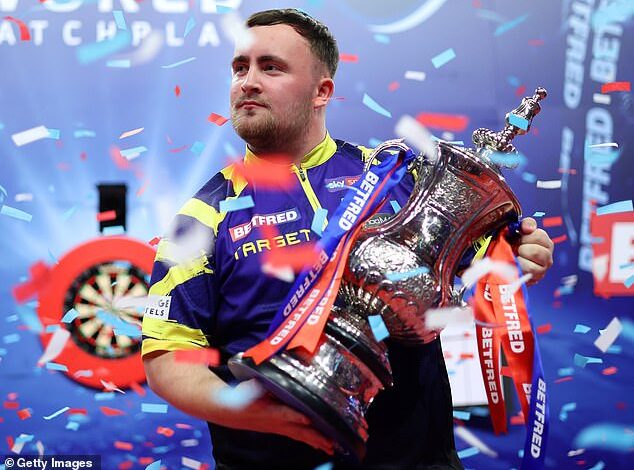 Luke Littler Celebrates Historic Darts Triumph and £200k Win With Girlfriend On Stage After Live TV Gesture