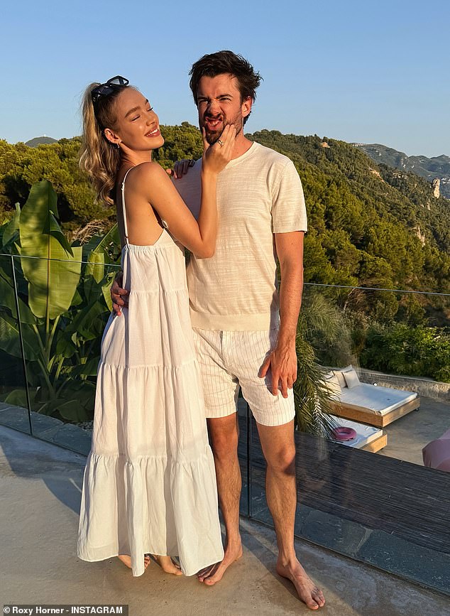 Roxy Horner Discusses Living with Type 1 Diabetes While Reuniting with Fiancé Jack Whitehall in Corfu After Months Apart