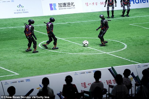 China’s First 3-on-3 Robot Football Match Ends with Two Bots Stretchered Off—Human Jobs Safe for Now