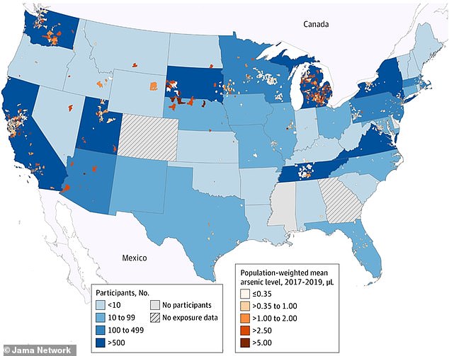 U.S. Drinking Water Arsenic Contamination Map Reveals Hidden Risk: Is Your Area Affected?