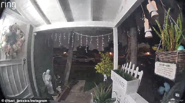 Mysterious Elongated-Headed Creature Captured on Doorbell Cam Sparks Extraterrestrial Speculation