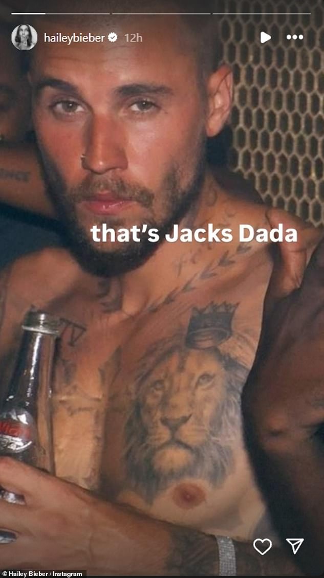 Title: Hailey Bieber Shares Shirtless Snap of Justin, Gushes: ‘That’s Jack’s Dada’