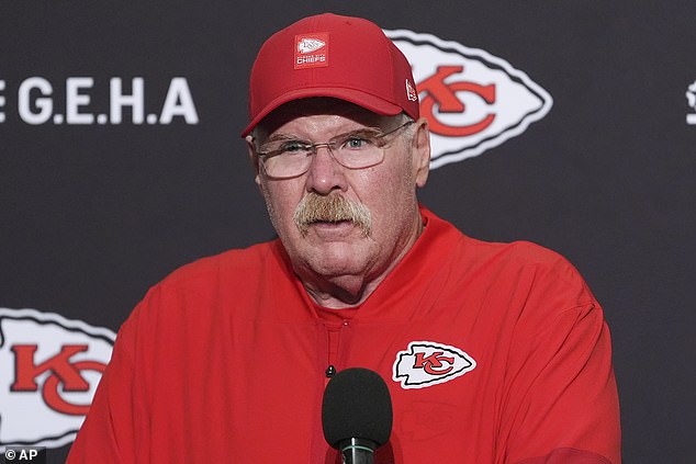 Chiefs’ Andy Reid Narrowly Avoids Gunfire as Office Hit in Startling 15-Foot Proximity Incident