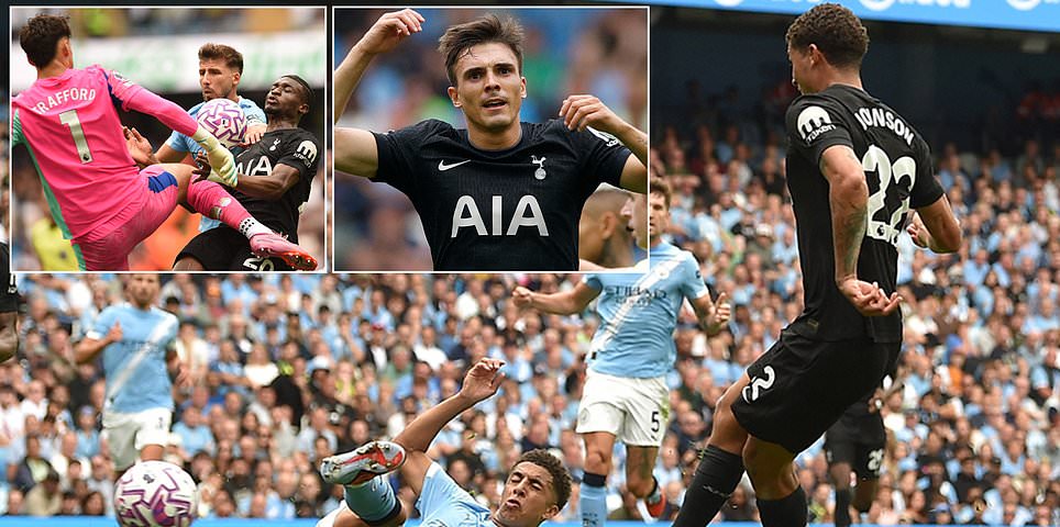 VAR Drama and Guardiola’s Tactics Backfire as Tottenham Stun Manchester City in Premier League