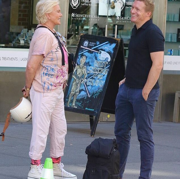 Deborra-Lee Furness Smiles with Companion in New York Following Split from Hugh Jackman