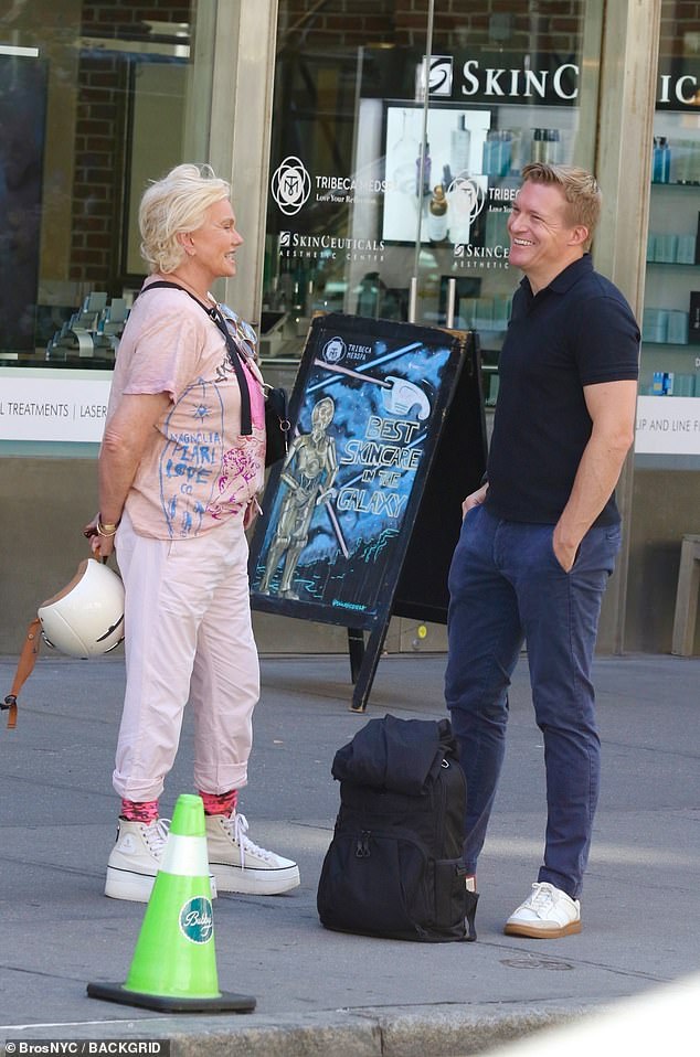 Deborra-Lee Furness Smiles with Companion in New York Following Split from Hugh Jackman