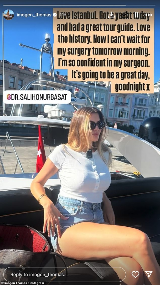 Imogen Thomas Undergoes Breast Reduction Surgery in Turkey to Feel ‘Body Confident Again’ After Weight Loss Left Her Breasts ‘Too Big’