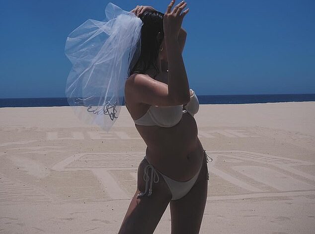 Selena Gomez Shares Intimate Cabo Bachelorette Photos in White Bikini and Bridal Veil