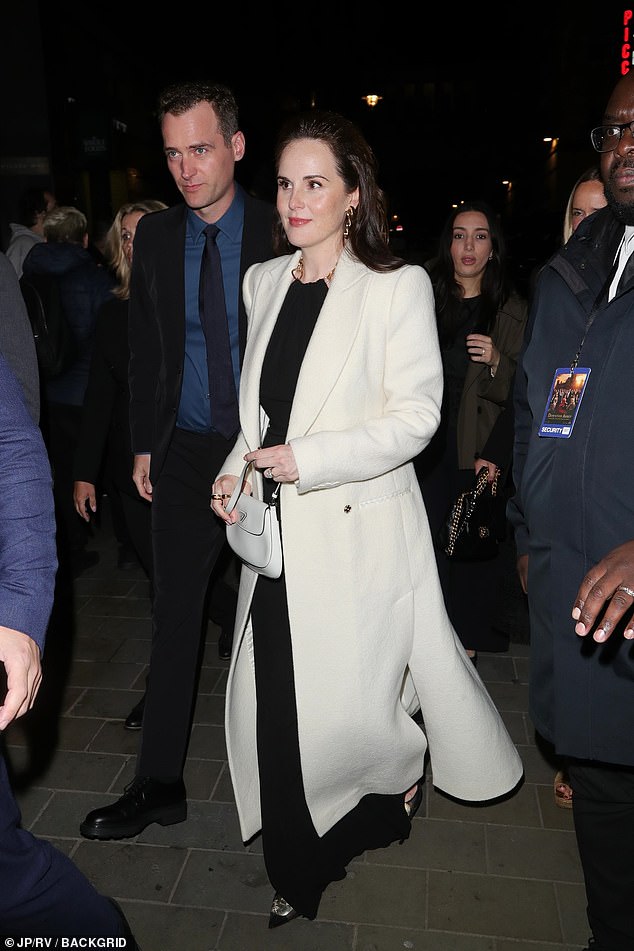 Michelle Dockery, 43, Debuts Baby Bump at Downton Abbey: The Grand Finale Premiere, Joins Co-Stars at Afterparty