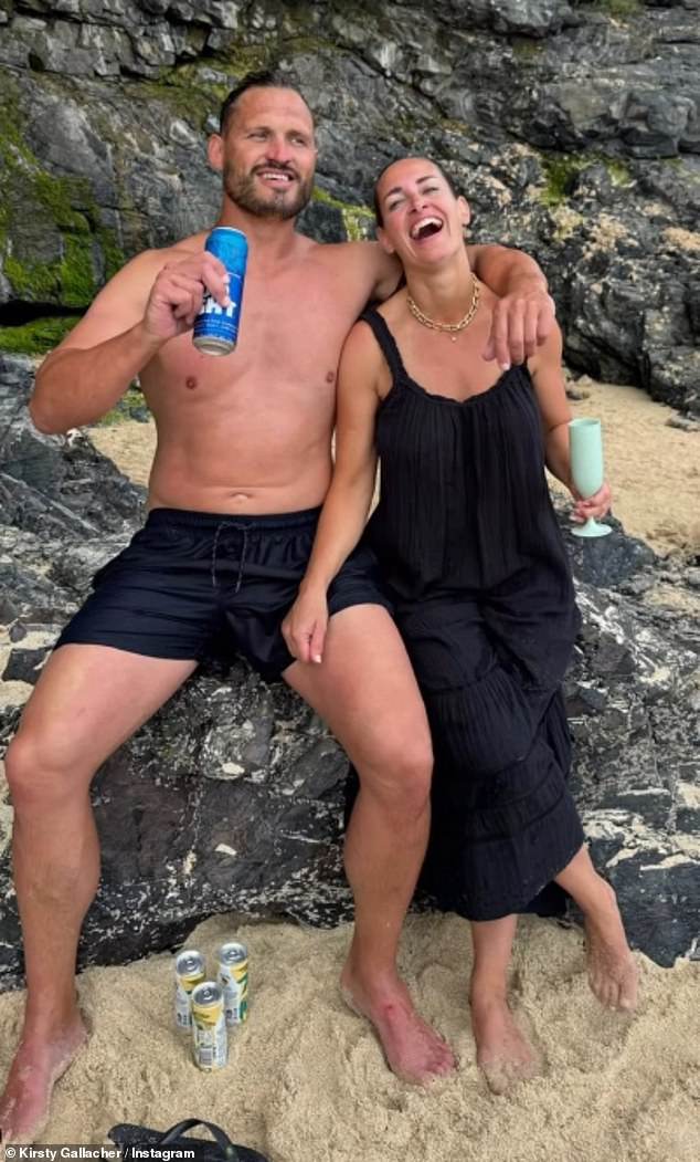 Title: "Kirsty Gallacher, 49, Shares Engagement Hopes with Ex-Rugby Star Darren Clayton, 39, Post-Divorce"  
This version retains all key details (names, ages, professions, context) while streamlining phrasing for clarity and concision.