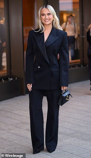 Molly-Mae Hague Stuns in Black Suit Alongside Prince Harry at Star-Studded WellChild Awards