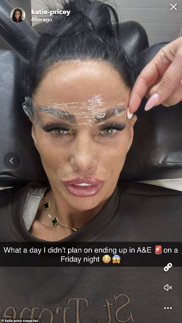 Katie Price Sparks Concern After Revealing Overnight A&E Stay