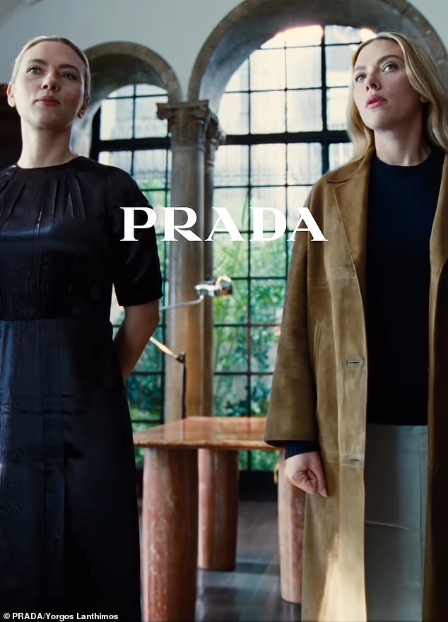 Scarlett Johansson Duplicates Herself in Eerie Prada Ad, Sparking Calls for Horror Film Role