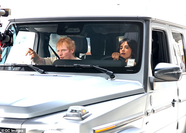 Ed Sheeran Mobbed by Fans While Filming New Music Video With Camila Cabello on NYC Tourist Bus